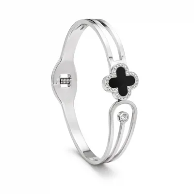 Single Petal Line Bangle