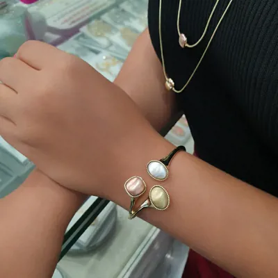 3Tone Flare Bangle