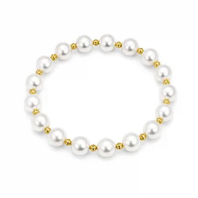 Elasticated Pearl Bracelet