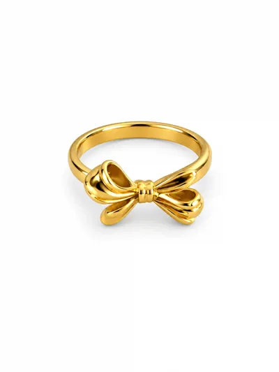 Gold Bow Ring