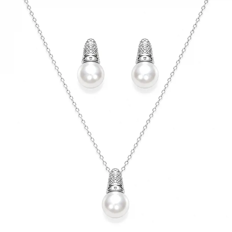 2Piece Pearl Cap Set