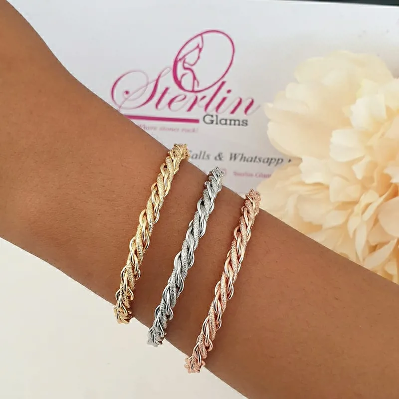 Twisted Knot Bangle