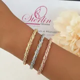 Twisted Knot Bangle view 1