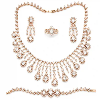 4Piece Crystal Blossom Set