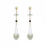 Raven Flower Earrings view 3