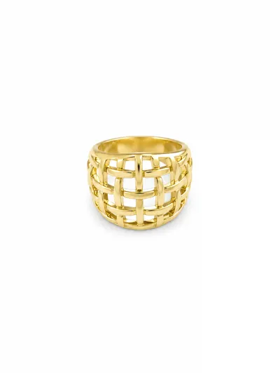 Golden Weave Ring