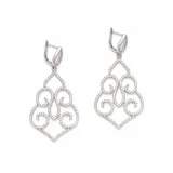 Silver Layla Earrings view 2