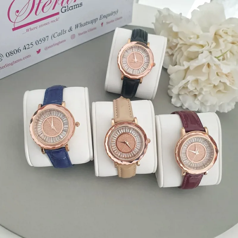 Strap Crystal Watch