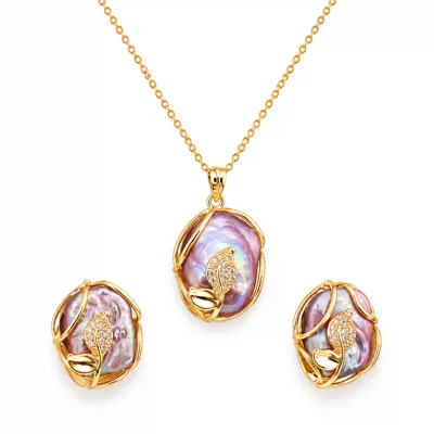 3pcs Petal Pearl Set