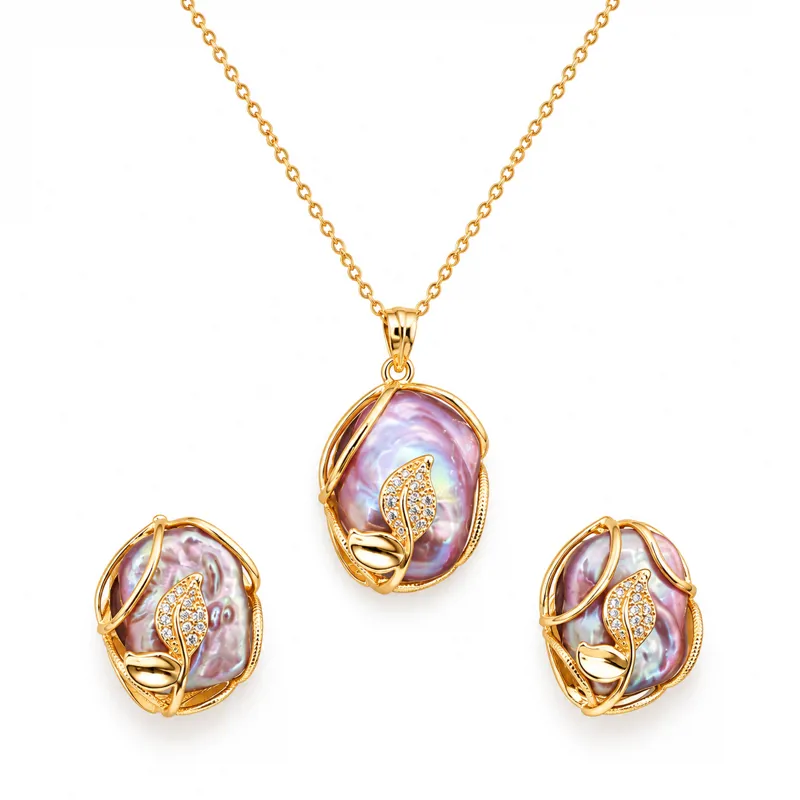 3pcs Petal Pearl Set