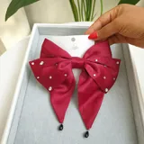 Stoned Bow Hair Clip view 3