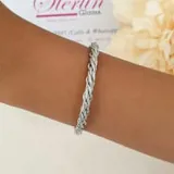 Twisted Knot Bangle view 2