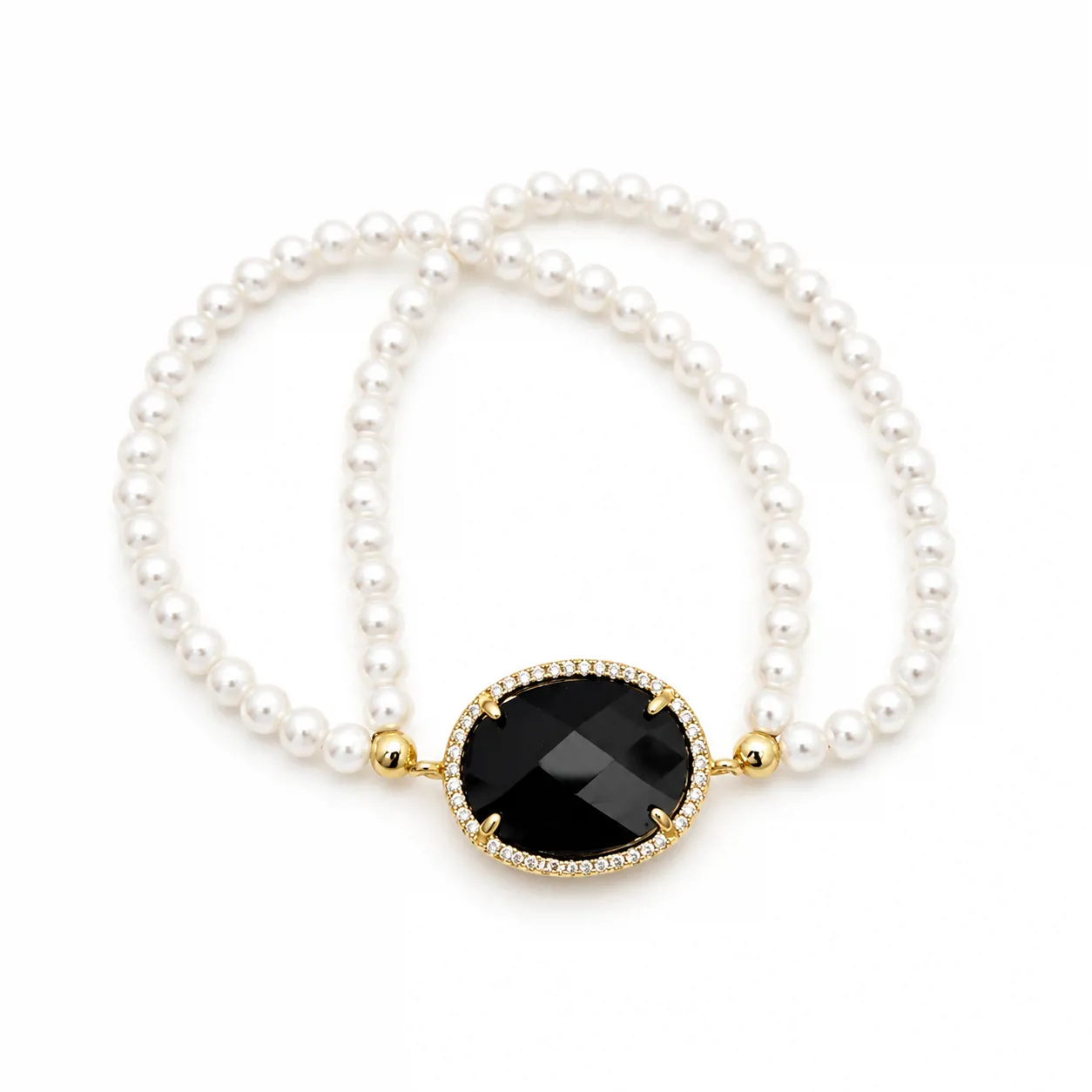 Oval Elasticated Bracelet