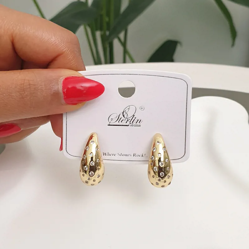 Elegant Stone Earring