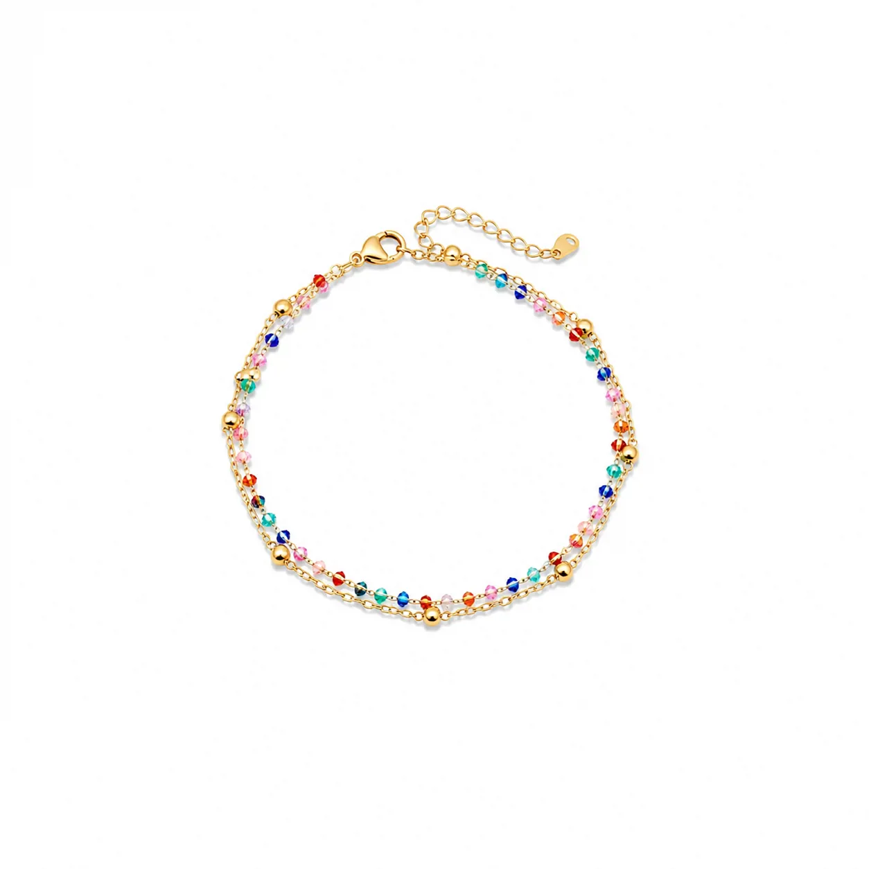 Twin Layer Anklets