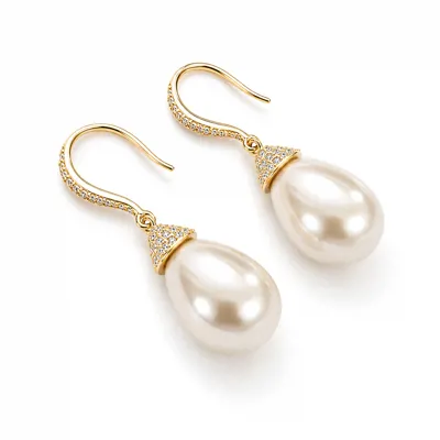 Elegant Pearl Drop Earrings