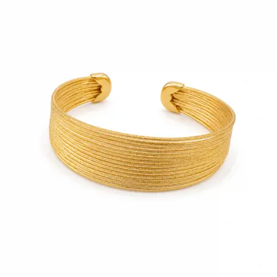 Gold Strand Bangle