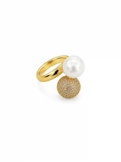 Pearl ball Ring