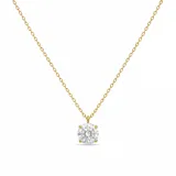Crystal Gold Necklace view 2