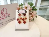 Triple Petal Earrings view 9