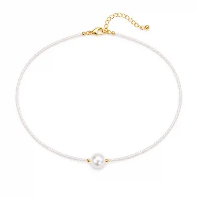 Golden Pearl Necklace