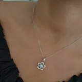 Silver Bloom Necklace view 1
