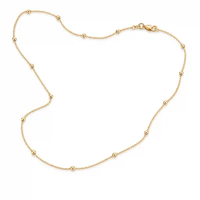 Gold Mini Ball Necklace