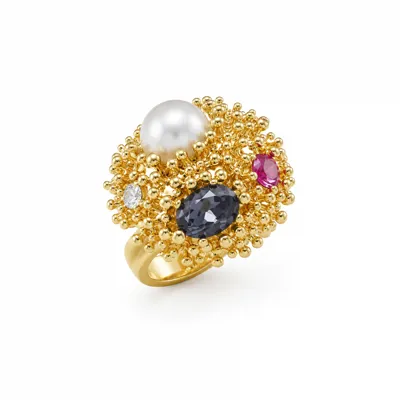 Triple Stone Reef Ring