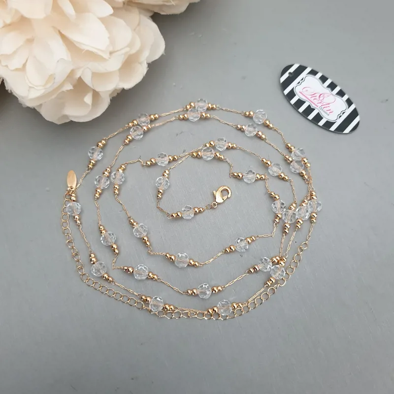 Clear Crystal Waist Chain