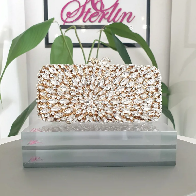 Galaxy Crystal Clutch