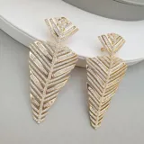 Prong Leaf Earrings view 3