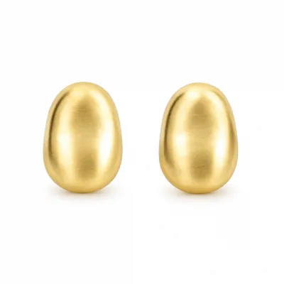Golden Pebble Earring