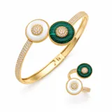 Round Bangle n Ring Set view 10