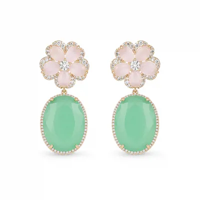 Stone Bud Earrings