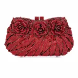 Red Crystal Clutch view 3