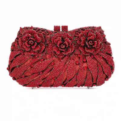 Red Crystal Clutch