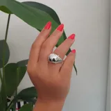 Stone Log Ring view 2