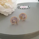 Elegant Flat Earrings view 3