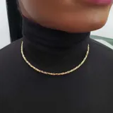 Twisted Cord Necklace view 3