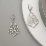 Silver Layla Earrings view 1
