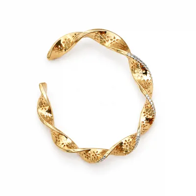 Gold Twist Cuff