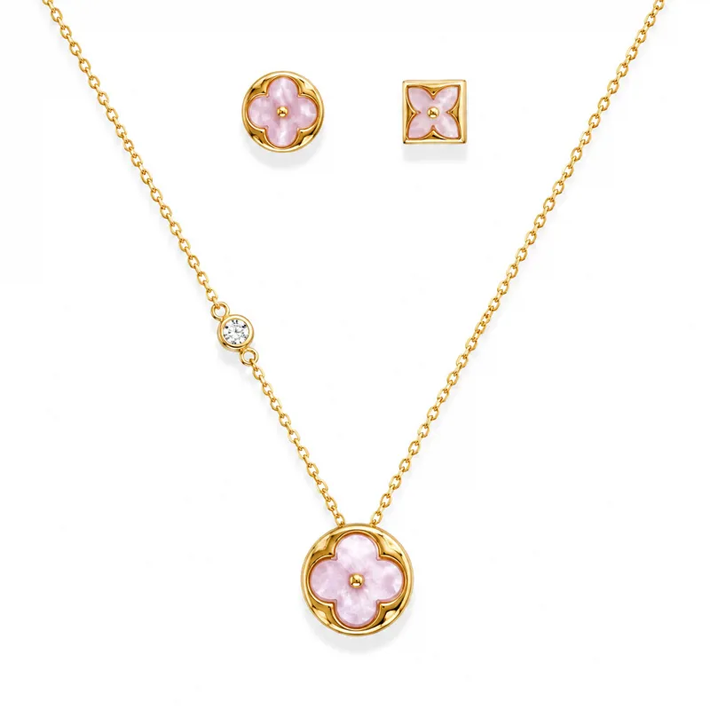 2Pc Gold Petal Set