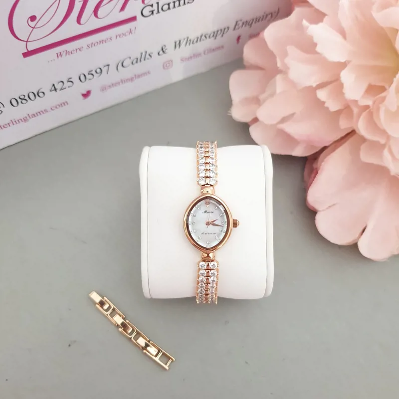 MEIBIN GOLD STONE WATCH