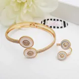 Round Bangle n Ring Set view 9