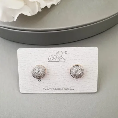 Silver Bud Stud
