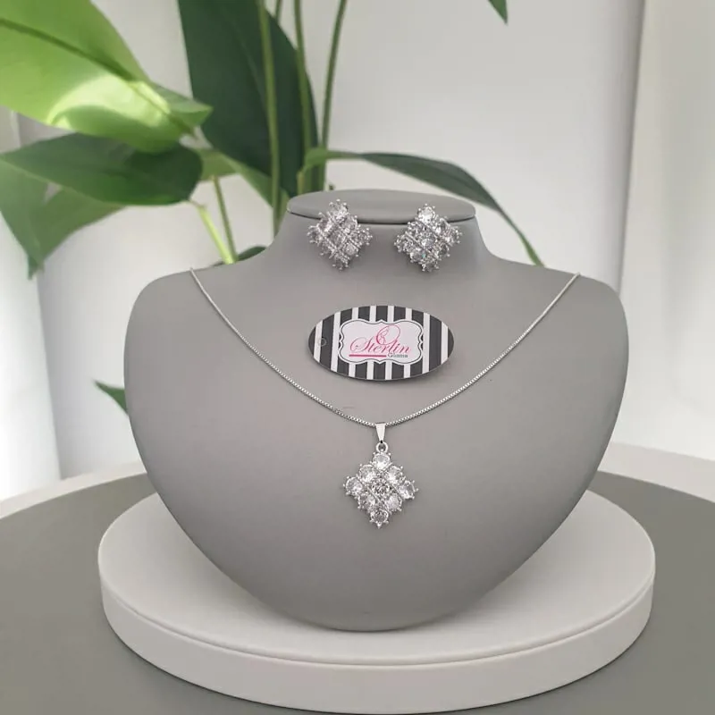 2Piece Stone Rhombus Set