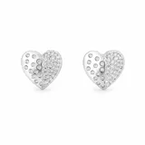 Heart Tone Earring view 2