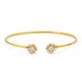 Stone Petal Bangle view 6