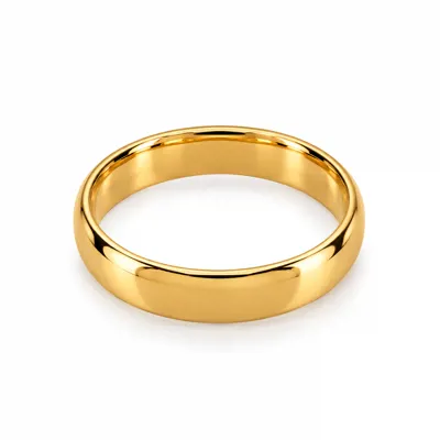 Plain Gold Band Ring
