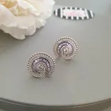 Elegant Flat Earrings view 2